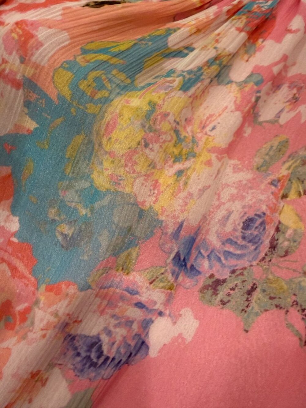 HEMANT & NANDITA X REVOLVE - Sage Pink Floral Long-Sleeve Romper - Picture 3 of 12